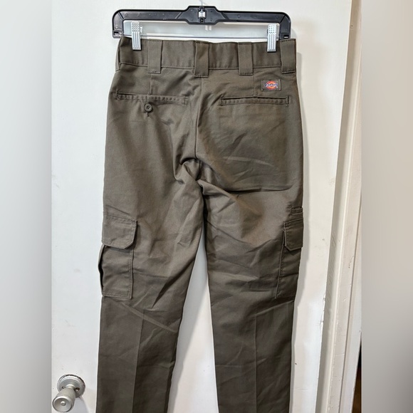 Dickies Flex Straight Pants Size 28 Mens Cargo Dark Olive Green Straight - Picture 6 of 11